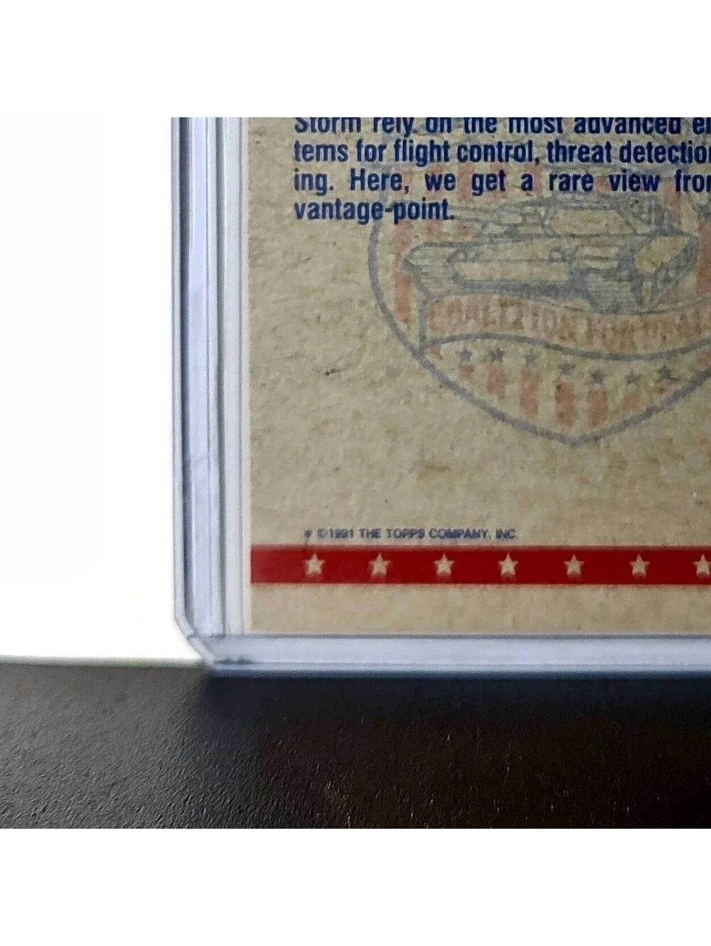 Pilot’s-Eye View 1991 Topps Desert Storm #24 Card - Picture 9 of 10
